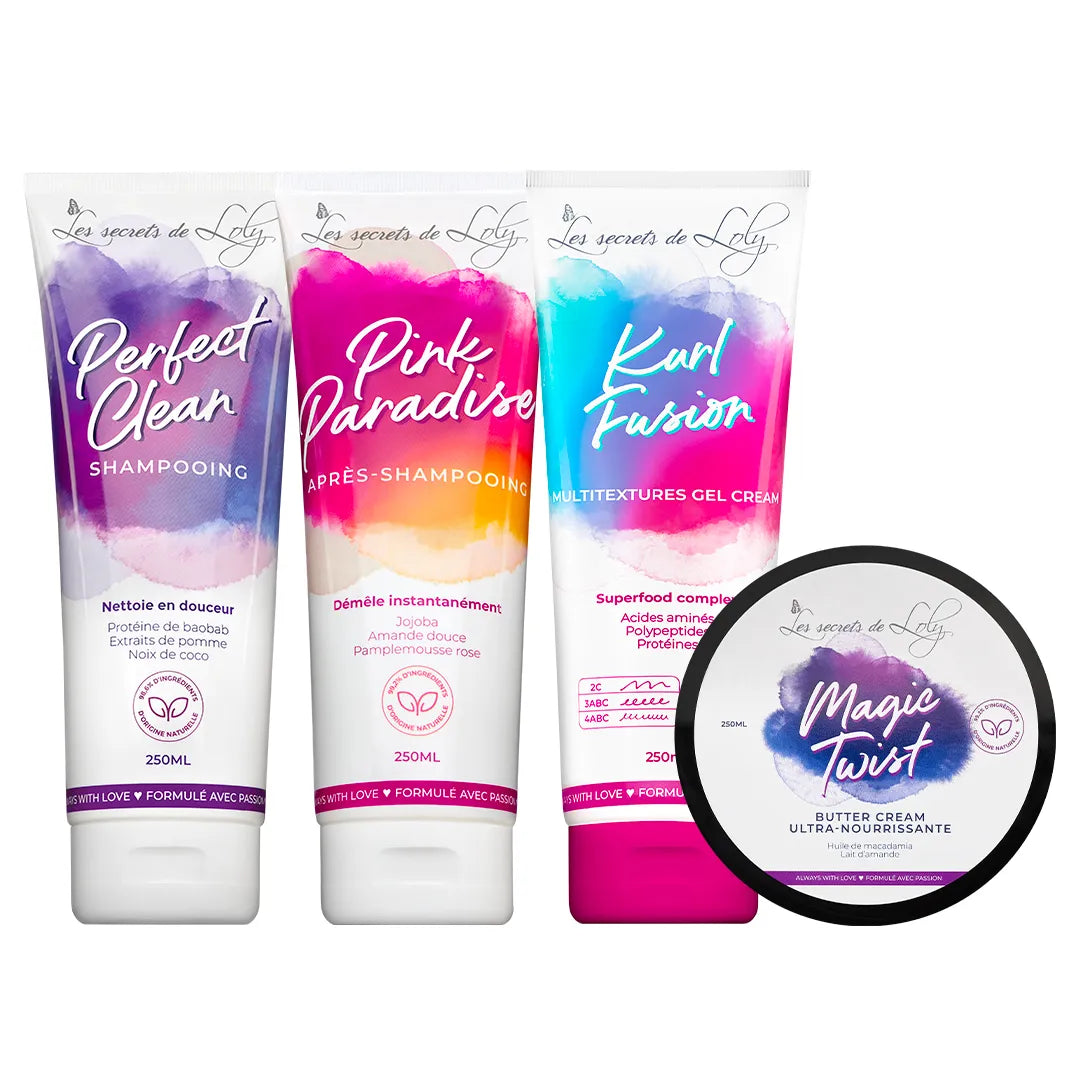 Routine Crépus Frisés - 4 étapes pour sublimer vos cheveux multitexturés